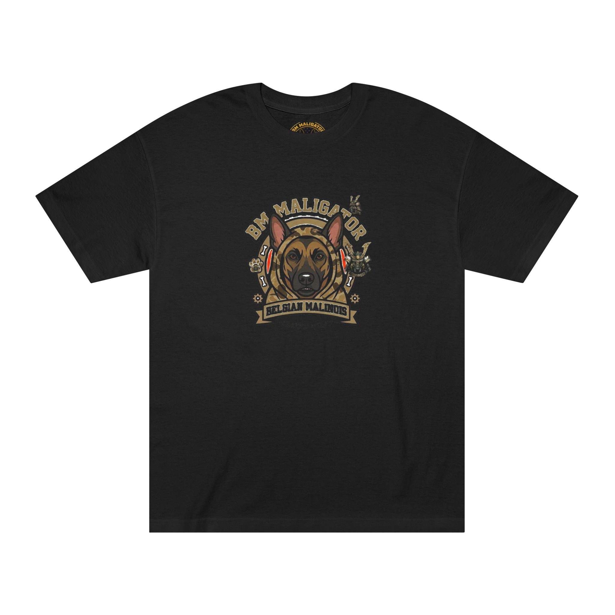 BM Maligator Mononofu Premium Tee - Black T-Shirt | BM Maligator Belgian Malinois