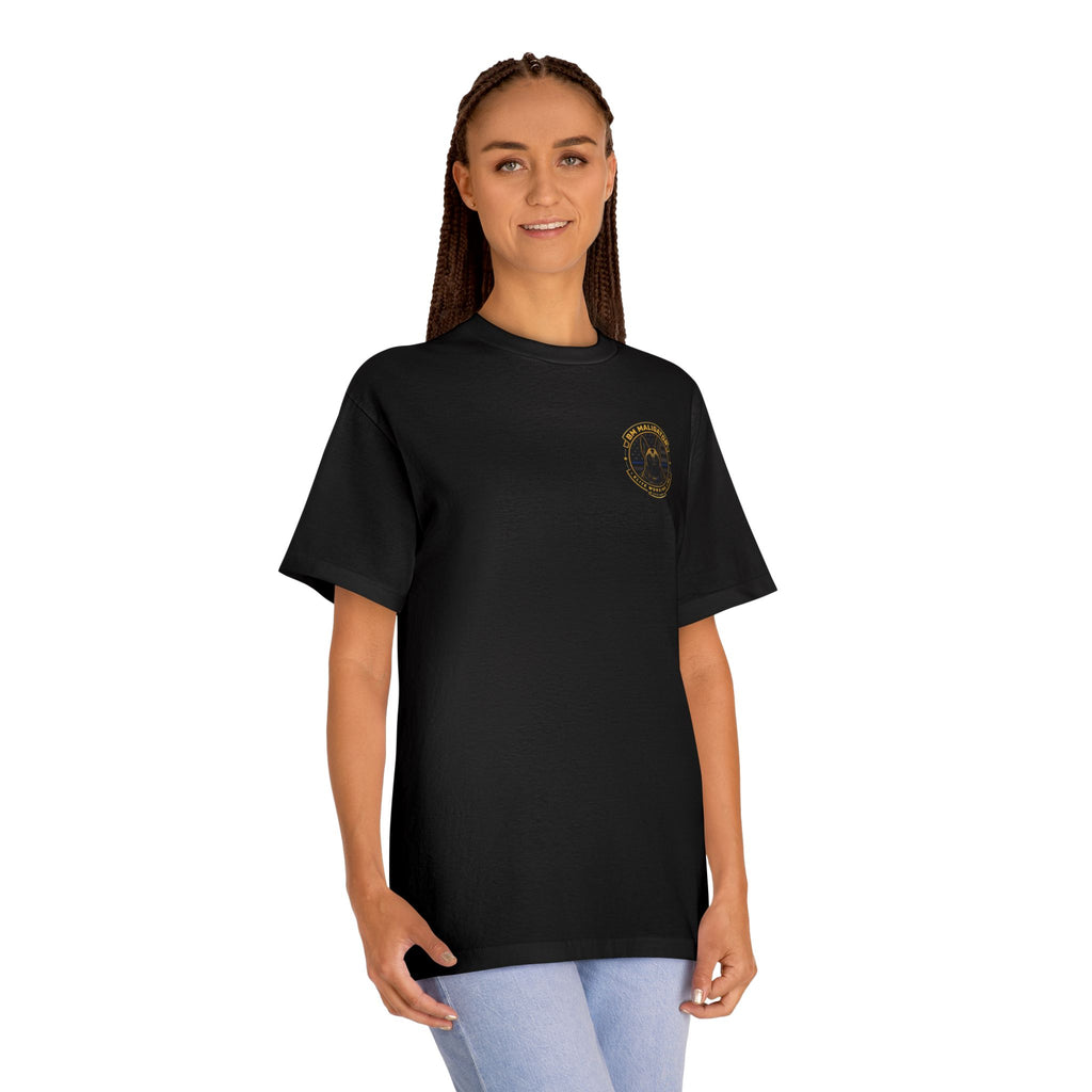 BM Maligator American Eagle Premium Tee detail view - Black T-Shirt | BM Maligator Belgian Malinois