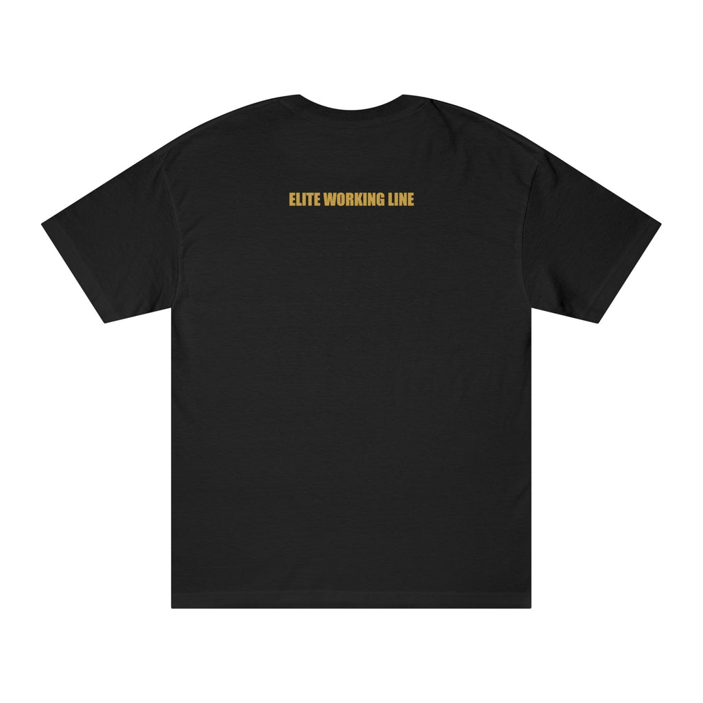 BM Maligator Mononofu Premium Tee back view - Black T-Shirt | BM Maligator Belgian Malinois