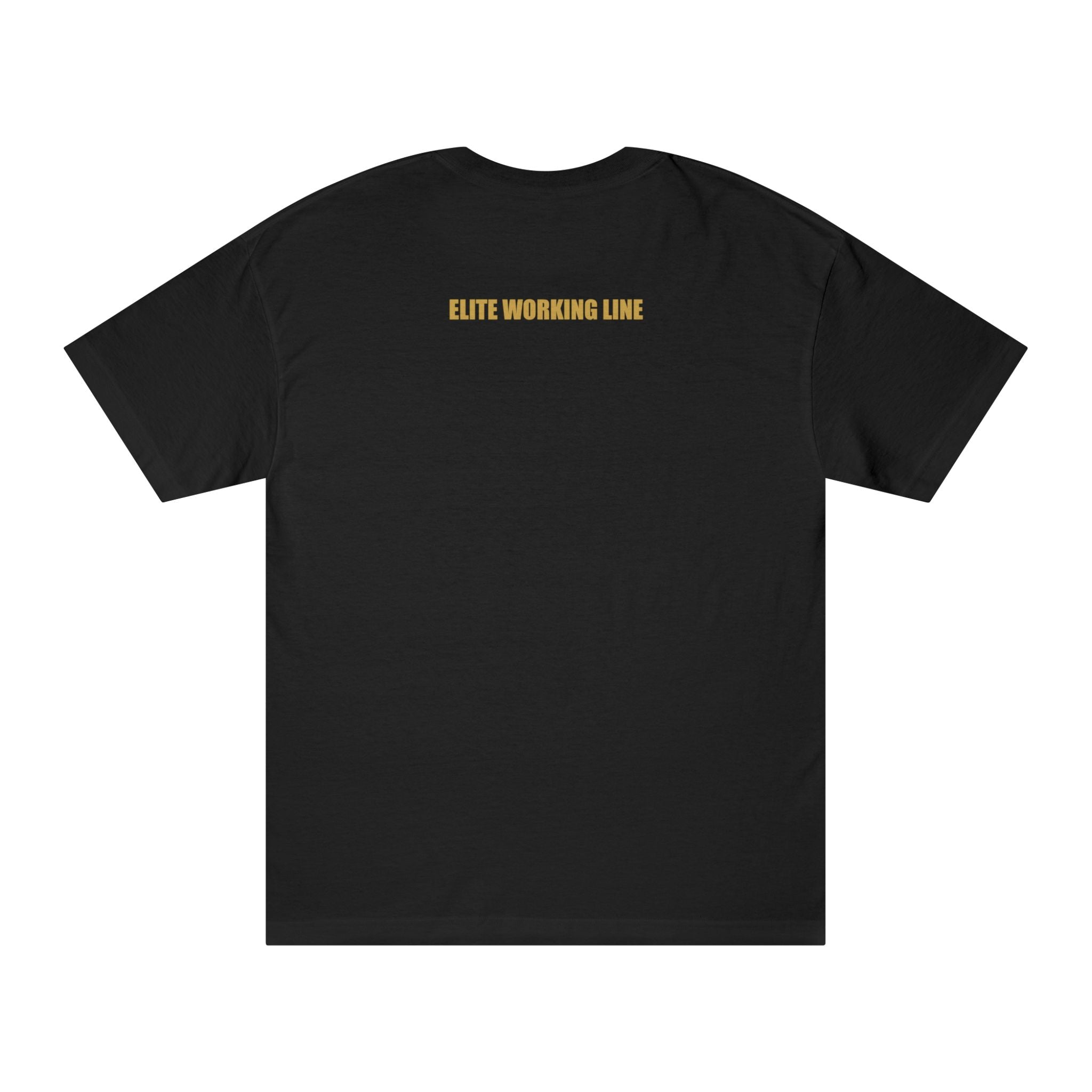 BM Maligator Mononofu Premium Tee back view - Black T-Shirt | BM Maligator Belgian Malinois