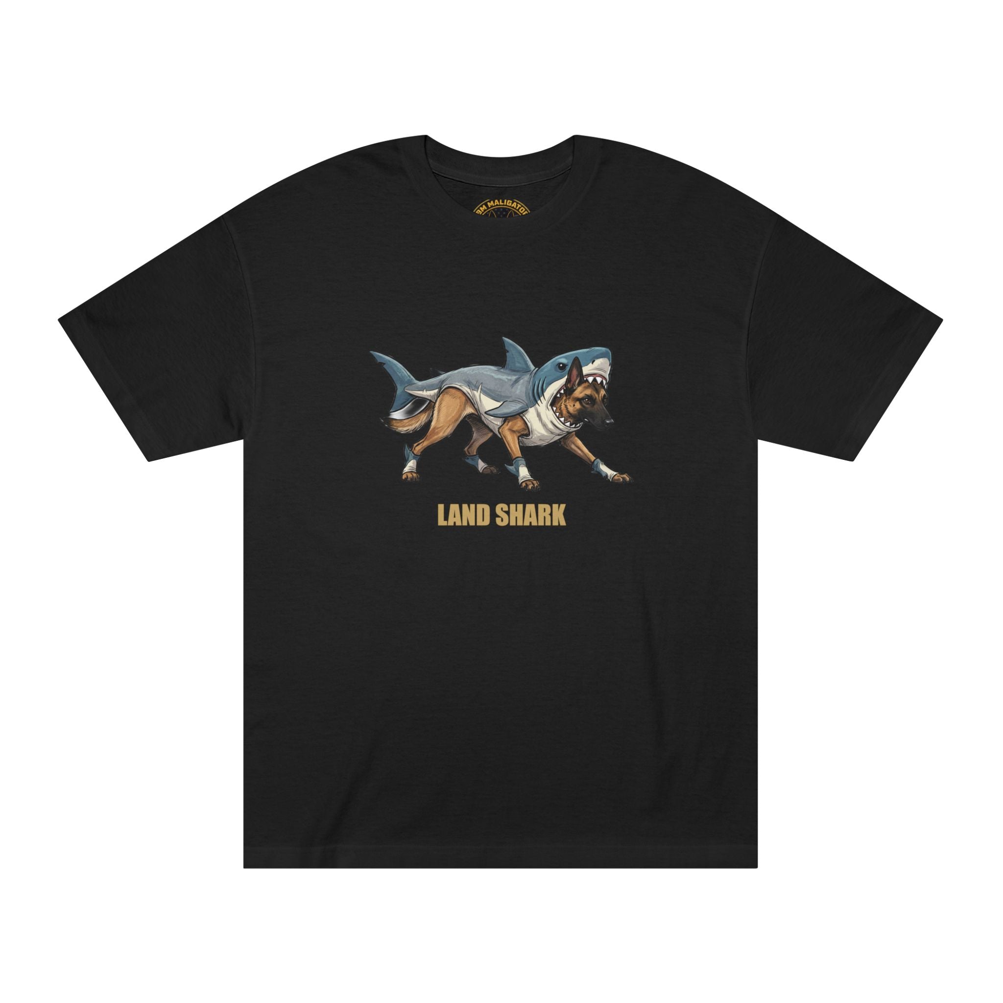 Land Shark Tee - Black T-Shirt | BM Maligator Belgian Malinois