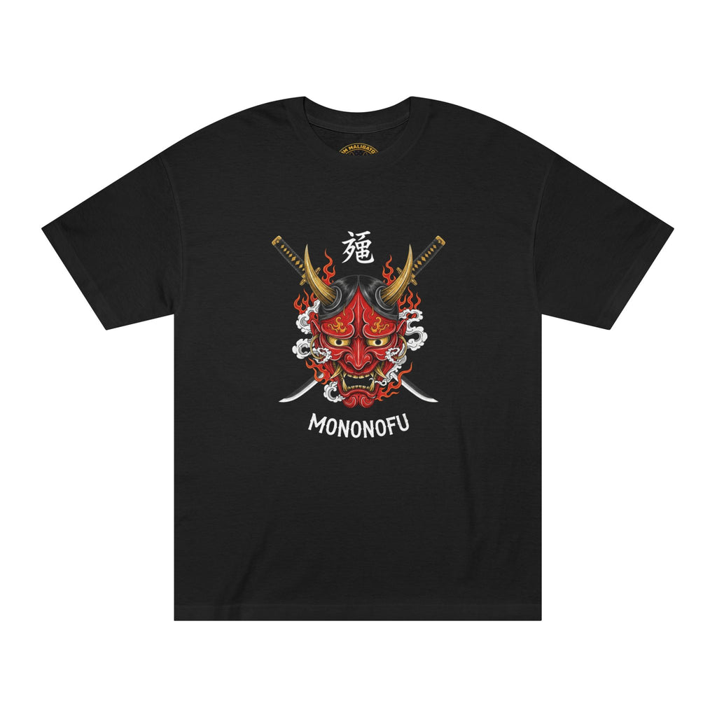 Hannya Mask Heavyweight Tee - Black T-Shirt | BM Maligator Belgian Malinois