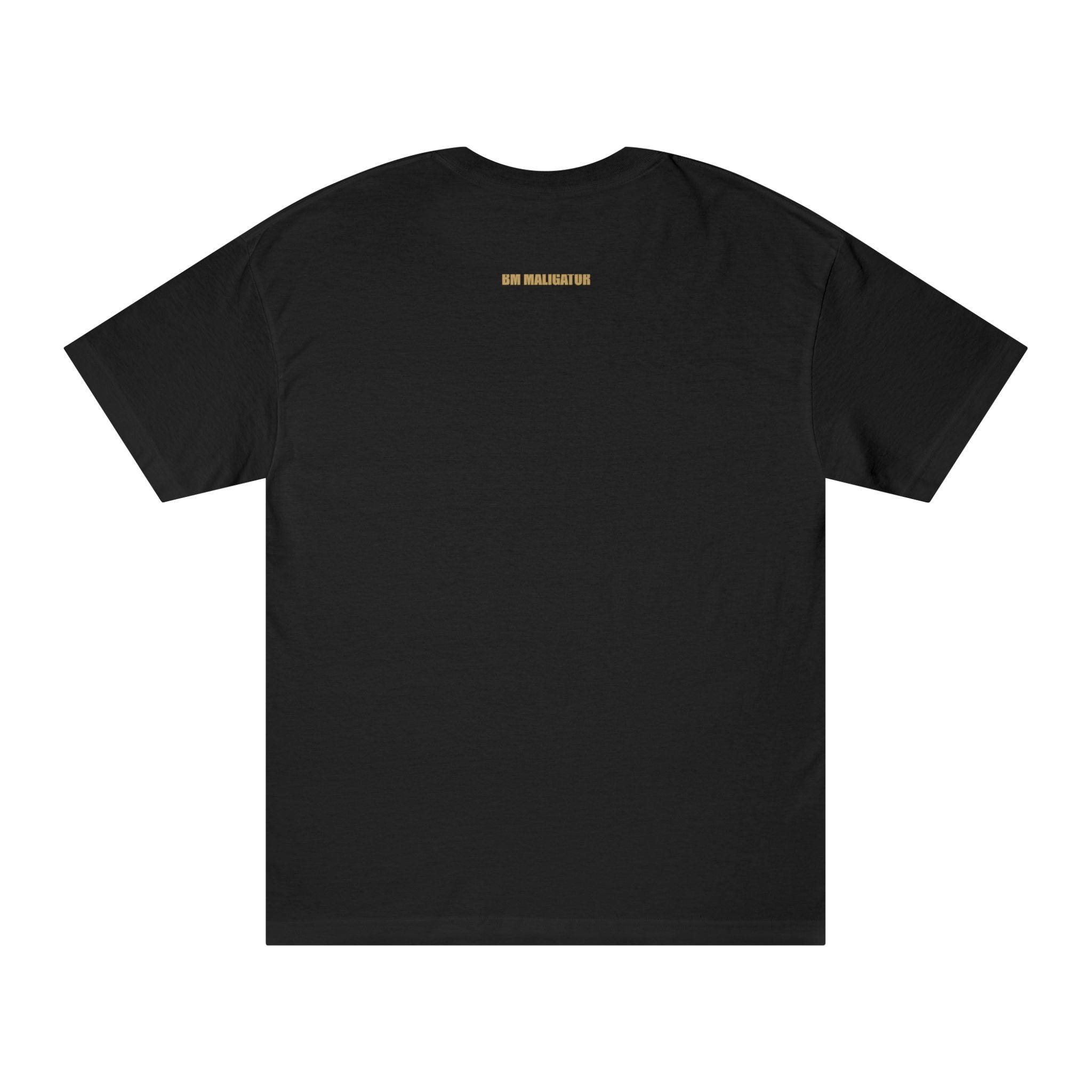 Fur Missile Tee back view - Black T-Shirt | BM Maligator Belgian Malinois