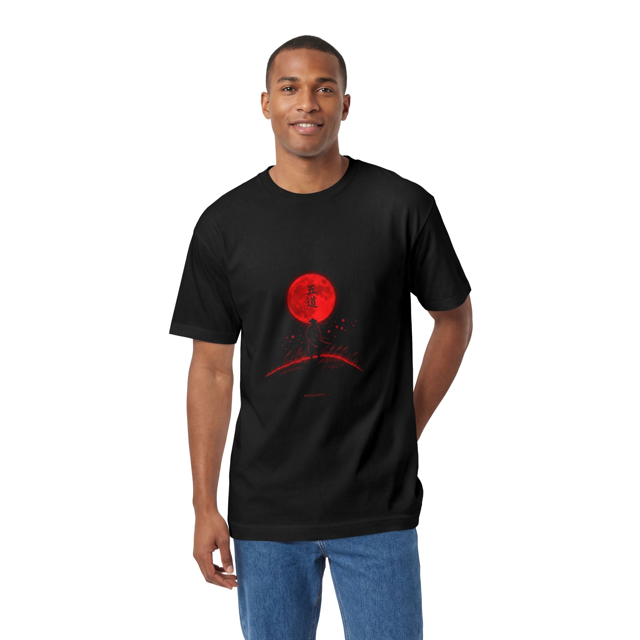Blood Moon Heavyweight Tee lifestyle view - Black T-Shirt | BM Maligator Belgian Malinois