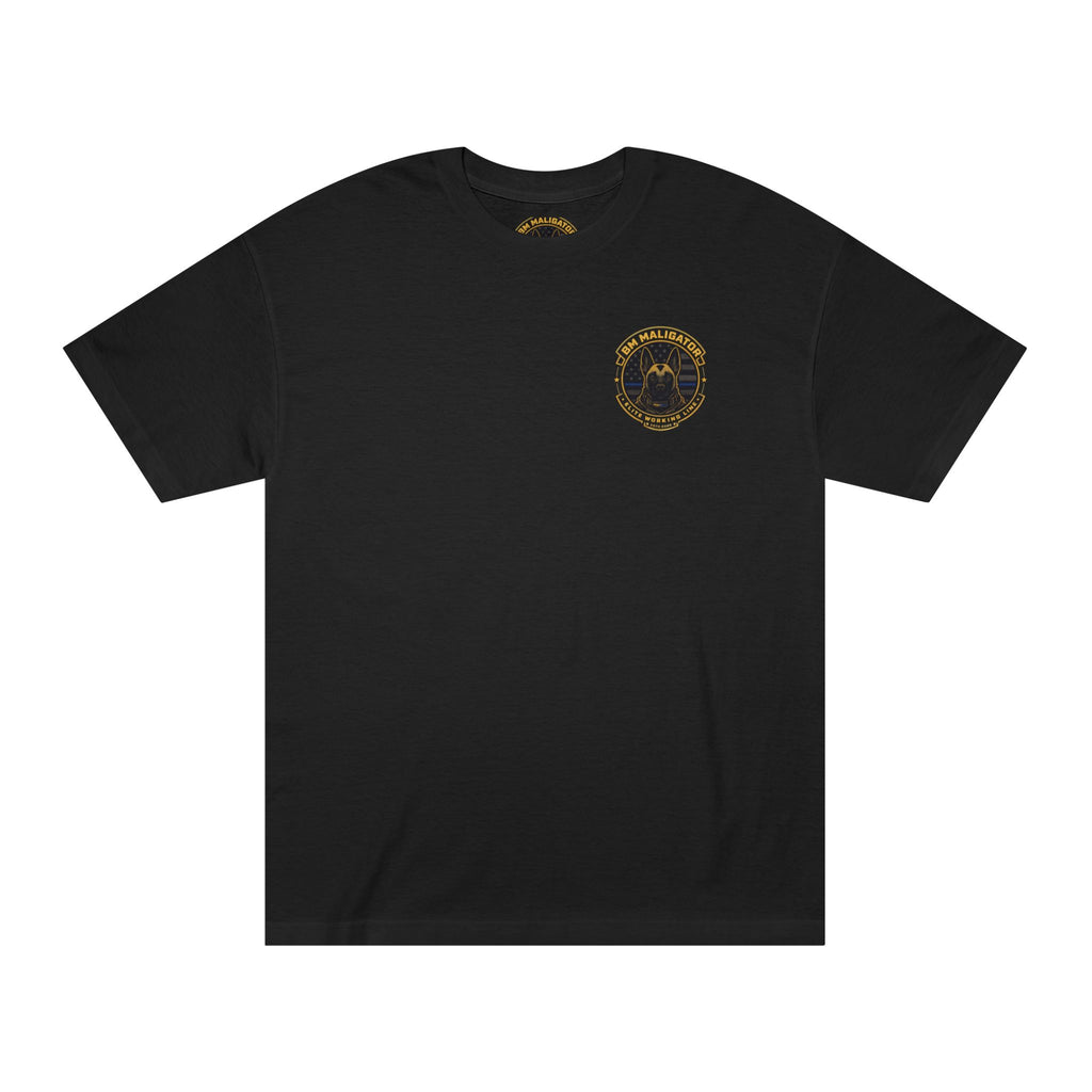 BM Maligator American Eagle Premium Tee - Black T-Shirt | BM Maligator Belgian Malinois