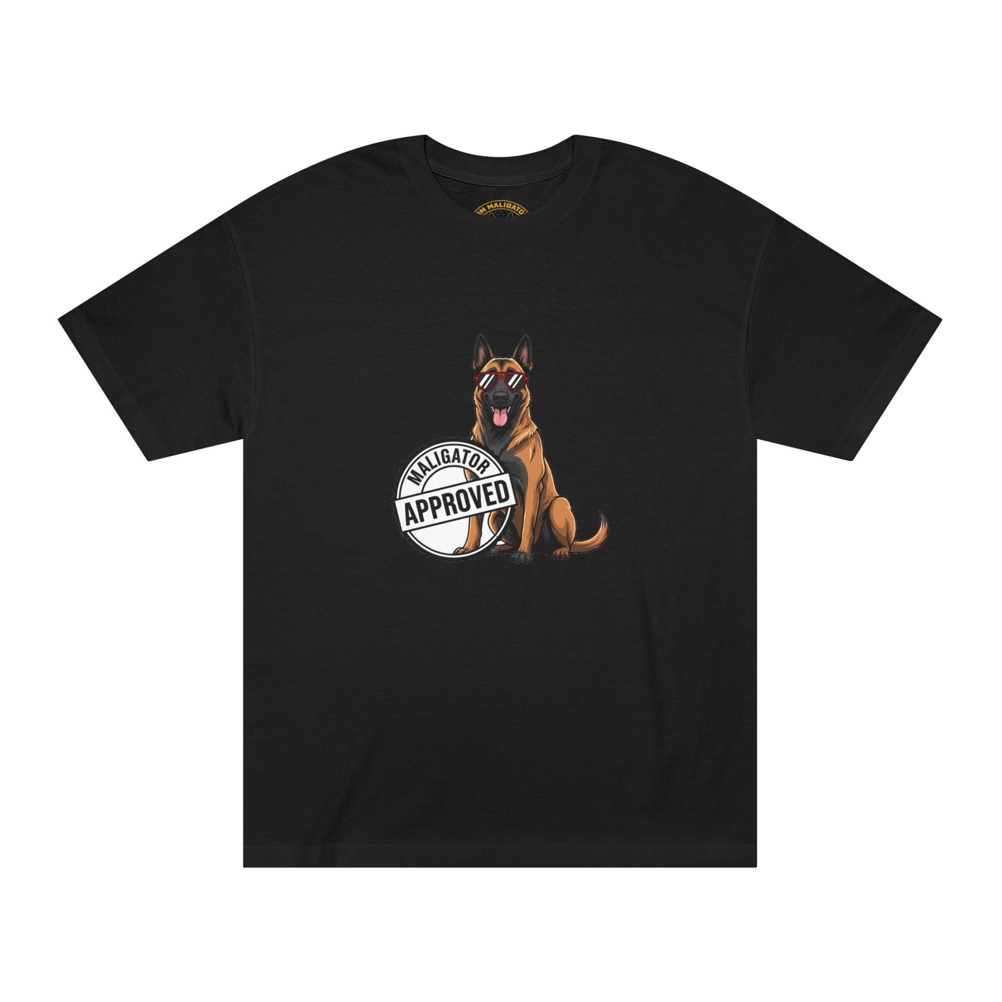 Maligator Approved Heavyweight Tee - Black T-Shirt | BM Maligator Belgian Malinois