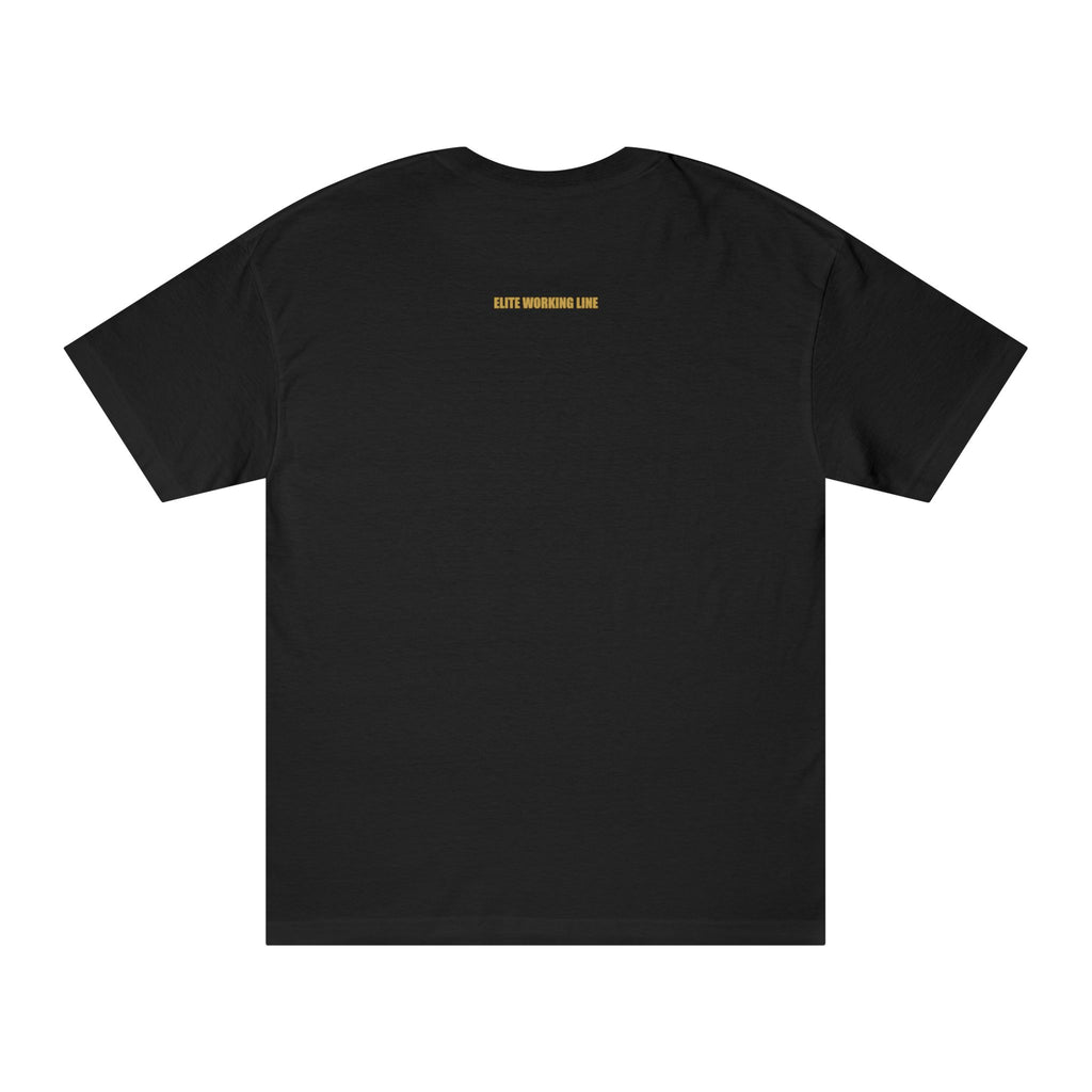 BM Maligator Tactical K9 Premium Tee back view - Black T-Shirt | BM Maligator Belgian Malinois