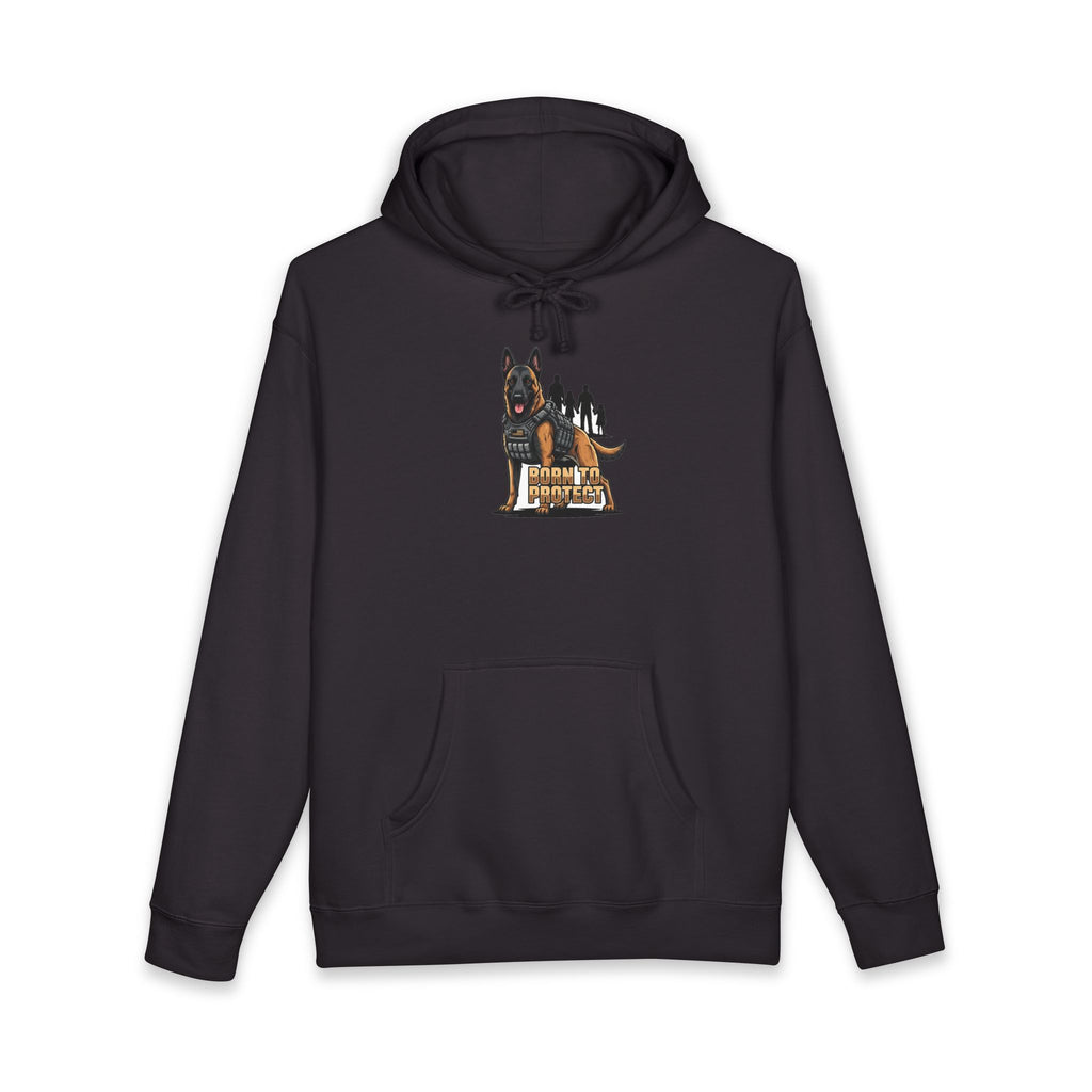 Born To Protect Premium Hoodie - Black Hoodie | BM Maligator Belgian Malinois