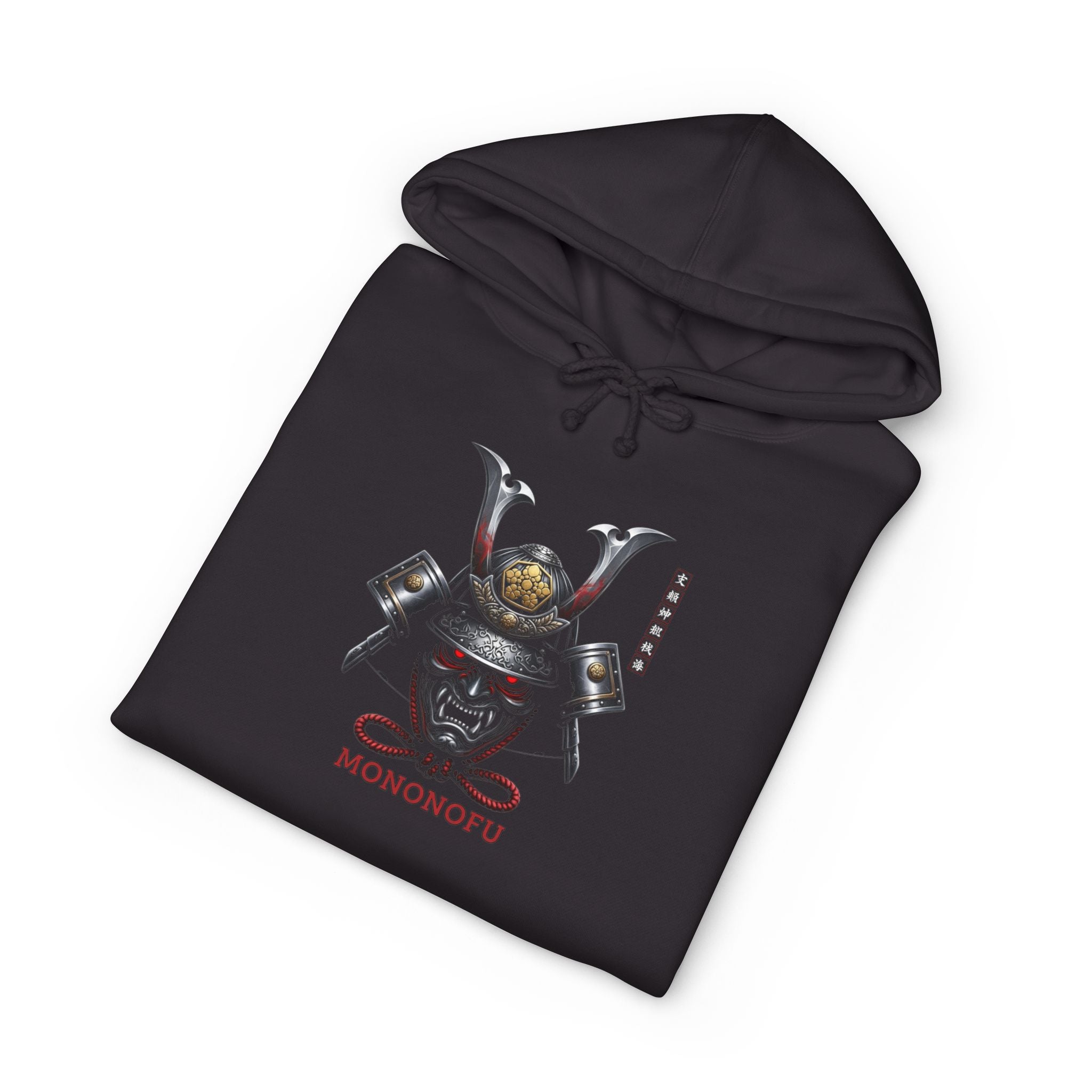 Kabuto Helmet Premium Hoodie detail view - Black Hoodie | BM Maligator Belgian Malinois